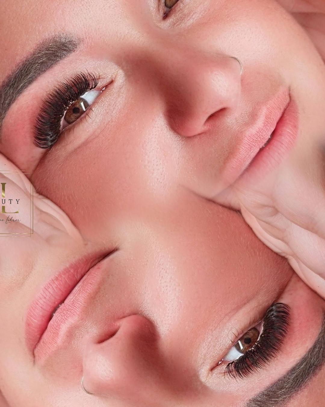 Natürliches Lashlifting und gepflegte Augenbrauen bei SL Beauty